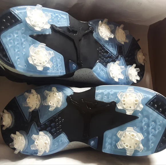 Air Jordan 6 metallic golf shoe men's Sz 3.5 - Picture 3 of 5